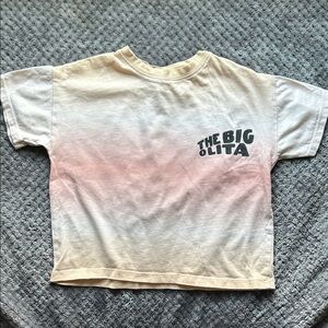 Zara Kids Tee - Pink and White Gradient